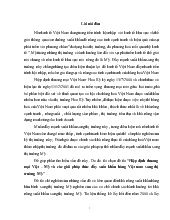 Hiệp định thương mại Việt – Mỹ và các giải pháp thúc đẩy xuất khẩu hàng Việt nam sang thị trường Mỹ