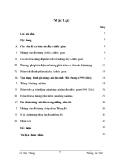 Vận dụng phương pháp dãy số thời gian đánh giá năng suất Lúa tỉnh Hải Dương giai đoạn 1995-2004 và dự đoán đến năm 2007