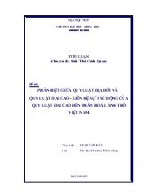 Phân biệt giữa quy luật địa đới và quy luật đai cao - Liên hệ sự tác động của quy luật đai cao đến phân hoá l ãnh thổ Việt Nam