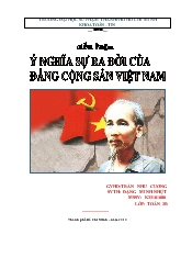 Ý nghĩa lịch sử sự ra đời Đảng cộng sản Việt Nam