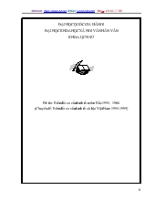 Chuyên đề Biến đổi cơ cấu kinh tế-Xã hội Việt Nam 1954 -1995