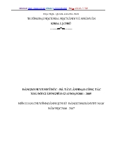 Đề tài Đảng bộ huyện Mỹ Đức - Hà tây lãnh đạo công tác xoá đói giảm nghèo giai đoạn 2001 - 2005