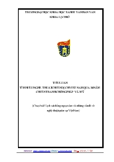 Tiểu luận Tìm hiểu nghệ thuật chiến dịch Việt Nam qua 30 năm chiến tranh chống Pháp và Mỹ