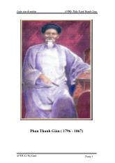 Tìm hiểu về Phan Thanh Giản ( 1796 - 1867)