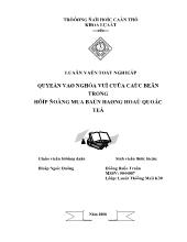 Đề tài Quyền và nghĩa vụ của các bên trong hợp đồng mua bán hàng hoá quốc tế