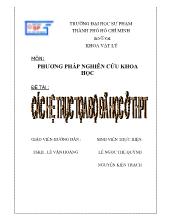 Đề tài Các hệ trục đo tọa độ đã học