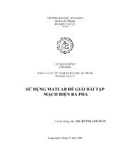 Khóa luận Sử dụng Matlab để giải bài tập mạch điện Ba Pha