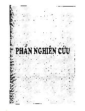 Luận văn Nghiên cứu sơ bộ một số vật liệu vô cơ làm sạch nguồn nước cấp