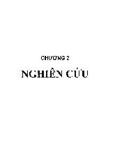 Luận văn Nghiên cứu tổng hợp một số SYNTON trung gian và chất dẫn dụ côn trùng từ Acrolein