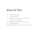 Luận văn Xây dựng không gian L p cho đại số toán tử