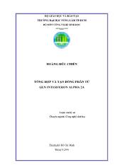 Tổng hợp và tạo dòng phân tử gen interferon alpha 2a
