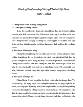 Đề tài Đánh giá thị trường chứng khoán Việt Nam 2001 – 2010