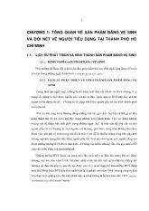 Đề tài Đề xuất chiến lược phát triển sản phẩm mới chăm sóc vệ sinh phụ nữ tại thành phố Hồ Chí Minh