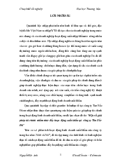 Chuyên đề tốt nghiệp Một số giải pháp tài chính nhằm thúc đẩy hoạt động xuất khẩu tại công ty Tân Bắc Đô