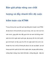 Bàn giải pháp nâng cao chất lượng và đẩy nhanh tiến độ cuộc kiểm toán của Kiểm toán Nhà nước