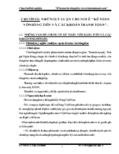 Chuyên đề tốt nghiệp Hoàn thiện những vấn đề tồn tại về kế toán vốn bằng tiền và các khoản thanh toán tại doanh nghiệp thủy sản Đắc Lộc