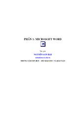 Giáo trình Microsoft Word 2003