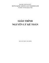 Giáo trình Nguyên lý kế toán - Đại học Thái Nguyên