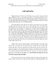 Luận văn Vấn đề kiểm soát dòng vốn vào tại Việt Nam trong giai đoạn hội nhập