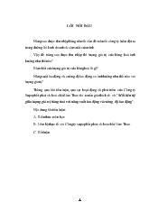 Tiểu luận Mối liên hệ giữa lượng giá trị hàng hoá với năng suất lao động và cường độ lao động
