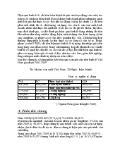 Tiểu luận Tỷ lệ ICGO giai đoạn 2001- 2005