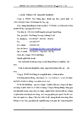 Báo cáo thực tập tại công ty TNHH Hòa Hưng