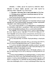 Đề tài Các giải pháp hoàn thiện hoạt động quảng cáo cho dịch vụ chuyển phát nhanh của công ty TNHH thương mại và dịch vụ hàng hóa con thoi