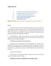 Đề tài Chiến lược giá