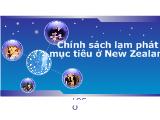 Đề tài Chính sách lạm phát mục tiêu ở New Zealand