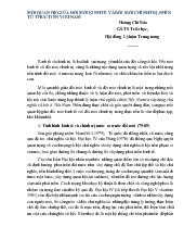 Đề tài Mối quan hệ giữa đổi mới kinh tế và đổi mới chính trị, nhìn từ thực tiễn Việt Nam