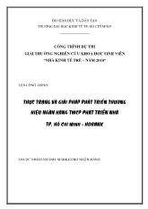 Đề tài Thực trạng và giải pháp phát triển thương hiệu ngân hàng thương mại cổ phần phát triển nhà thành phố Hồ Chí Minh - Hdbank