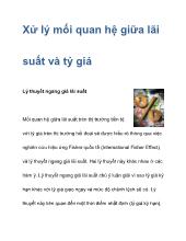 Bài viết Xử lý mối quan hệ giữa lãi suất và tỷ giá