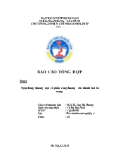 Báo cáo Ngân hàng thương mại cổ phần công thương chi nhánh Hai Bà Trưng