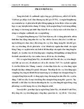 Chuyên đề Giải pháp nâng cao chất lượng cho vay tiêu dùng tại ngân hàng thương mại cổ phần Quân Đội, chi nhánh Minh Khai