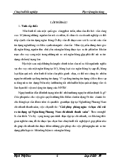 Chuyên đề Giải pháp phòng ngừa và hạn chế rủi ro tín dụng tại Ngân hàng Phương Nam chi nhánh Thanh Xuân