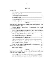 Đề tài Giải pháp phát triển hoạt động thanh toá n xuất nhập khẩu tại NHNo&PTNT Chi nhánh TP.HCM