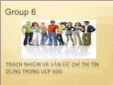 Đề tài Trách nhiệm và vấn đề chỉ thị tín dụng trong UCP 600