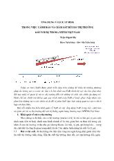 Đề tài Ứng dụng value at risk trong việc cảnh báo và giám sát rủi ro thị trường đối với hệ thống ngân hàng thương mại Việt Nam