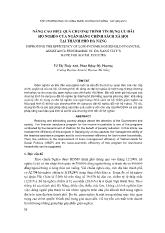 Tham luận Nâng cao hiệu quả chương trình tín dụng ưu đãi hộ nghèo của ngân hàng chính sách xã hội tại thành phố Đà Nẵng