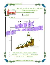 Tiểu luận Các hình thái tiền tệ vị trí vai trò của ngân hàng trung ương