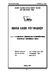 Khóa luận Các biện pháp tự vệ trong thương mại- Thực tiễn sử dụng ở một số nước trên thế giới và Việt Nam