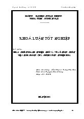 Khóa luận Phát triển doanh nghiệp nhỏ và vừa ở nông thôn Việt Nam trong quá trình công nghiệp hoá