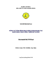 Khóa luận Đề tài Đánh giá tình hình hoạt động kinh doanh của ngân hàng tmcp nông thôn Mỹ Xuyên