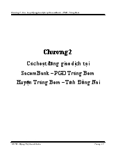 Chuyên đề Tìm hiểu các hoạt động giao dịch tại ngân hàng thương mại cổ phần Sài Gòn Thương Tín (SacomBank) PGD Trảng Bom – Huyện Trảng Bom – Tỉnh Đồng Nai
