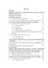 Luận văn Xây dựng chiến lược cạnh tranh của Ngân hàng Đầu tư và Phát triển Việt Nam giai đoạn 2007 - 2015