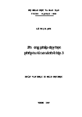 Luận văn Phương pháp dạy học phép tu từ so sánh ở lớp 3