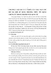 Đề tài Một số giải pháp nhằm hạn chế rủi ro trong phương thức tín dụng chứng từ tại ngân hàngThương mại cổ phần Á Châu