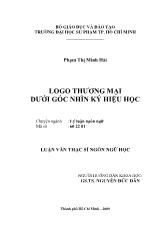 Luận văn Logo thương mại - Dưới góc nhìn ký hiệu học