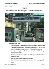 Báo cáo thực tập tại bệnh viện Nguyễn Tri Phương