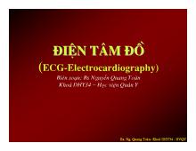 Đề tài Điện tâm đồ (ECG-Electrocardiography)